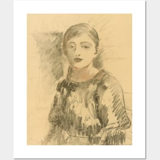 Portrait of Julie Manet by Berthe Morisot Posters and Art